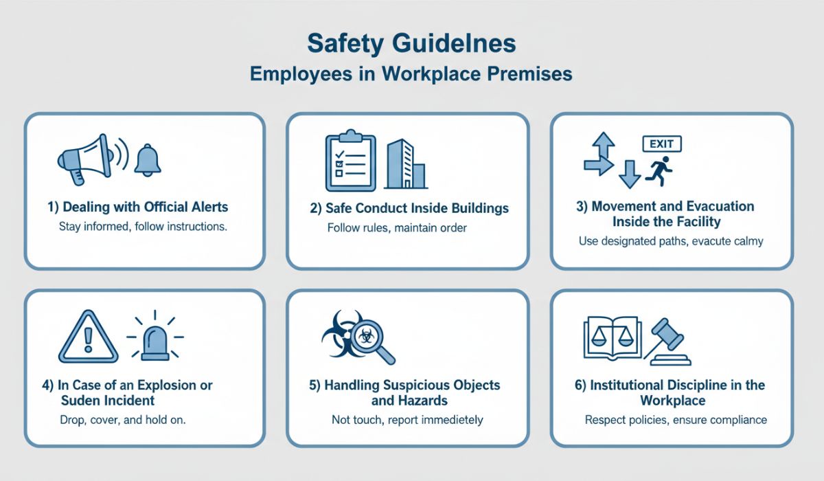 Safety Guidelines for Employees in Workplace Premises
